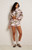 Pacsun Women's Pink Camo Sweat Shorts - 0821484260262