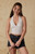 Your Favorite Women's Pinstripe Linen Halter Top - 0731604230067