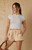 Your Favorite Women's Striped Linen Shorts - 0821604230042
