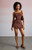 Third Charm Women's Luna Draped Knit Mini Dress - 0870461580327