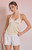Beverly and Beck Women's Odette Satin Lace Trim Halter Top - 0731461580438