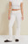 PAC 1980 Women's PAC WHISPER Active Ivory Fold-Over Waistband Flare Yoga Pants - 0772604500148