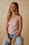 Your Favorite Women's Charlie Embroidered Trim Tank Top - 0731604230076