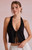 Beverly and Beck Women's Hailey Trim Halter Tank Top - 0723471630009