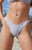 Pacsun Women's Gray Olive Scoop High Cut Bikini Bottom - 0811451180684004