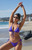 Blue Hour Women's Purple Bella High Cut Tie Side Bikini Bottom - 0800451180287054
