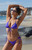 Blue Hour Women's Purple Bella Tie Front Triangle Bikini Top - 0800451180288054