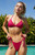 Pacsun Women's Pink Binded Tie Side Bikini Bottom - 0811451180699066