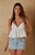 Your Favorite Women's Faye Beaded Halter Babydoll Top - 0731604850028