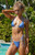 Pacsun Women's Blue Eden Embroidered Tie Side Bikini Bottom - 0811451180703040