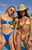 Pacsun Women's Orange Mira Shine High Cut Bikini Bottom - 0811451180717080