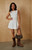 Your Favorite Women's Contrast Stitch Denim Mini Dress - 0870604230082