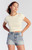 Pacsun Women's Rhinestone Butterfly High Waisted Denim Festival  Shorts - 0829602180148