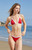 Pacsun Women's Red Scarlett Mini Ruffle Tie Side Bikini Bottom - 0811451180723060