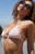 Pacsun Women's Pink Santana Lace-Up Triangle Bikini Top - 0810603590084066