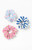 LA Hearts Women's 3 Pack Stripes Hair Scrunchies - 0673610470033
