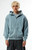 Pacsun Men's Slate Blue Vintage Washed Full Zip Hoodie - 0193522800002