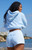 Third Charm Women's Butterflies Embroidered Flow Sweat Shorts - 0821484260006
