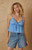 Your Favorite Women's Evie Tie Front Babydoll Top - 0731471630006