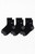 New Balance Men's 3 Pack Black Active Quarter Socks - 0634610700006