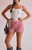 Beverly and Beck Women's Gingham Ruched Bloomer Shorts - 0821461580023