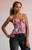 Third Charm Women's Selena Floral Mesh Tank Top - 0731604850032