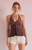 Beverly and Beck Women's Josie Eyelet Halter Tank Top - 0731461580002
