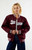 HYPE & VICE Women's Harvard Crimson A-Game Varsity Bomber Jacket - 0760610870010