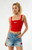 HYPE & VICE Women's Mississippi Ole Miss Knit Corset Top - 0702610870052