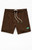 Pacsun Men's Brown Solid 6.5" Swim Trunks - 0150609530004