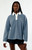 Daisy Street Women's Mona Striped Rugby Long Sleeve Top - 0731600250016