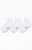 Pacsun Men's 3 Pack White Quarter Socks - 0634485250128