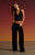 Third Charm Women's Linen Studded Low Rise Baggy Pants - 0850461580038
