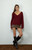 Beverly and Beck Women's Ginger V-Neck Fuzzy Sweater - 0740609850037