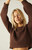 Your Favorite Women's Snug Waffle Knit Sweater - 0740484260170