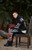 Netflix Men's x Stranger Things Black Hellfire Club Baggy Sweatpants - 0135519270016