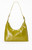 Pacsun Women's Paige Green Faux Leather Shoulder Bag - 0645491390015