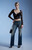 Third Charm Women's Andrea Lace Bead Center Long Sleeve Top - 0731604850001