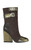 AZALEA WANG Women's Allona Brown Heeled Booties - 0580611590022