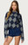 Edikted Women's Prep Girl Argyle Knit Top - 0740609690299