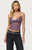 Edikted Women's Sequin Layered Bra Cowl Neck Top - 0712609690660
