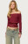Edikted Women's Dorona Lacey Off Shoulder Top - 0731609691425