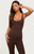 Edikted Women's Alondra V Neck Bodysuit - 0731609691433