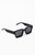 Pacsun Men's Black Square Frame Sunglasses - 0621003320011
