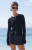 John Galt Women's Black Zoe Cable Knit Cardigan - 0796601600197