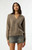 Rhythm Women's Quinn Collared V-Neck Oversized Sweater - 0740483770002