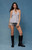 Pacsun Women's Ivy High Waisted Festival Jean Shorts Ripped Gray - 0829602840064