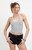 Pacsun Women's Jamie Low Rise Jean Micro Shorts Raw Cut Black - 0829602840069