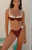 VYB Women's Blocked Immy Tab Side Bikini Bottom - 0825610670042