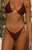VYB Women's Blocked Micro Tie Side Bikini Bottom - 0825610670044